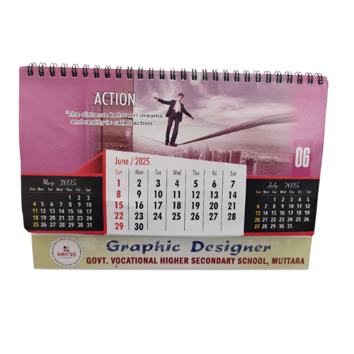 Personalized Table Top Calendar
